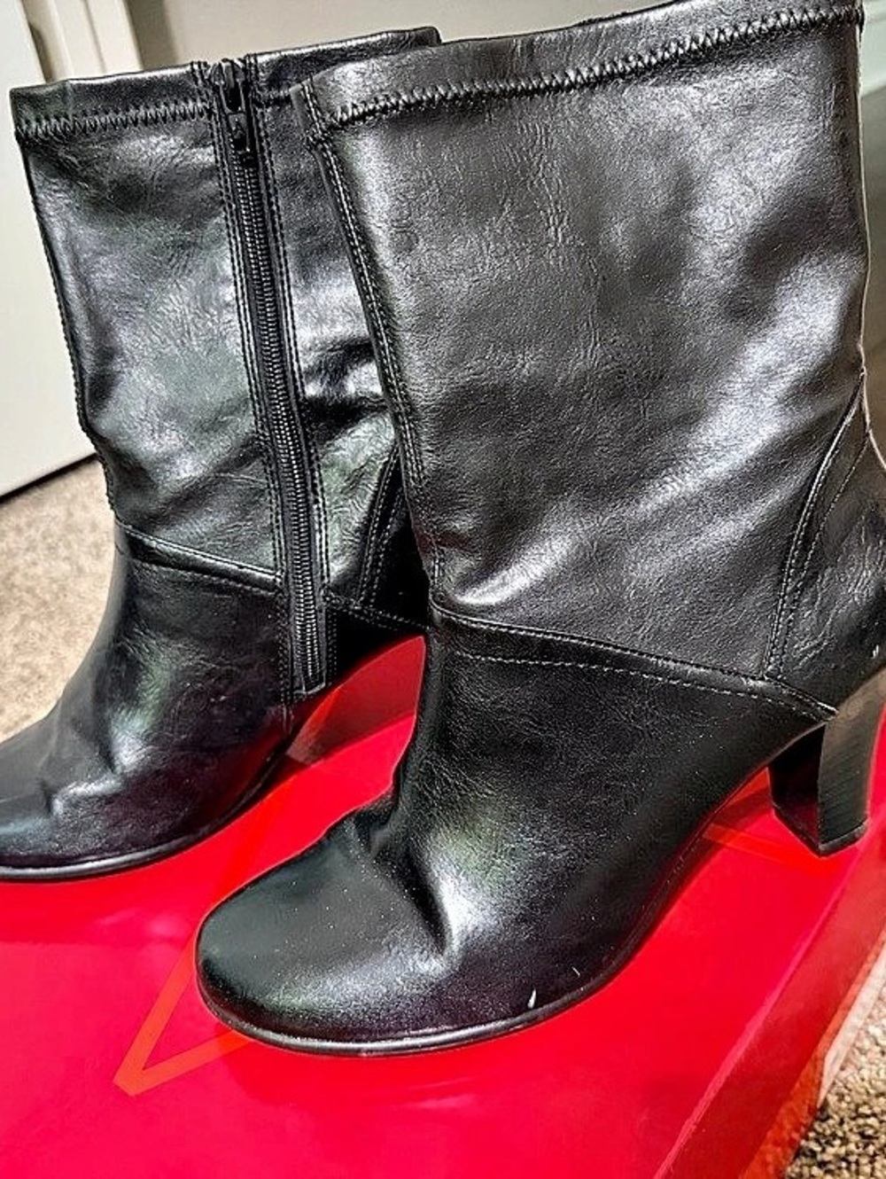 Aerosoles Black Heeled Boots